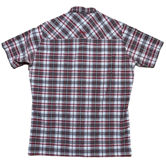 KUHL Men’s Stallion Textured Plaid Short Sleeve Button Down Shirt Sz M - Picture 2 of 12